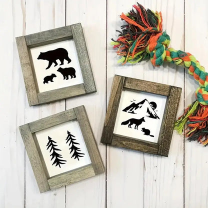 New Creative Animal Stencils For Crafts Reusable Painting Template Jungle Animal Template Easy To Use Painting Supplies Gifts