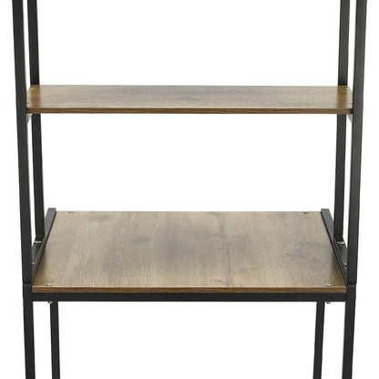 Over Washer and Dryer Storage Shelves 3 Tiers Standing Clothes Drying Rack with Basket for Laundry Room Balconies Porches