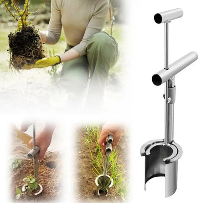 Plant Bulb Planter Tool Plant And Fruit Tree Seedling Transplanter Carbon Steel Seed Planting Tool Soil Sampler Lawn Aerator ﻿