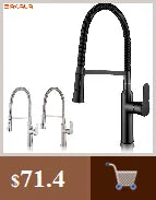 Bathroom Deck Mounted Basin Faucet Black Sink Tap Single Hole Water Tap Hot and Cold Mixer Faucet