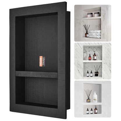 Shower Niche Ready for Tile Shelf Organizer  Corners Niche Recessed Sealed Protection  Soap Storage for Shower Bathroom