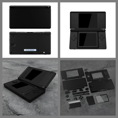 eXtremeRate Replacement Full Housing Shell for Nintendo DS Lite, Case Cover with Buttons, Screen Lens for NDSL - Single Series