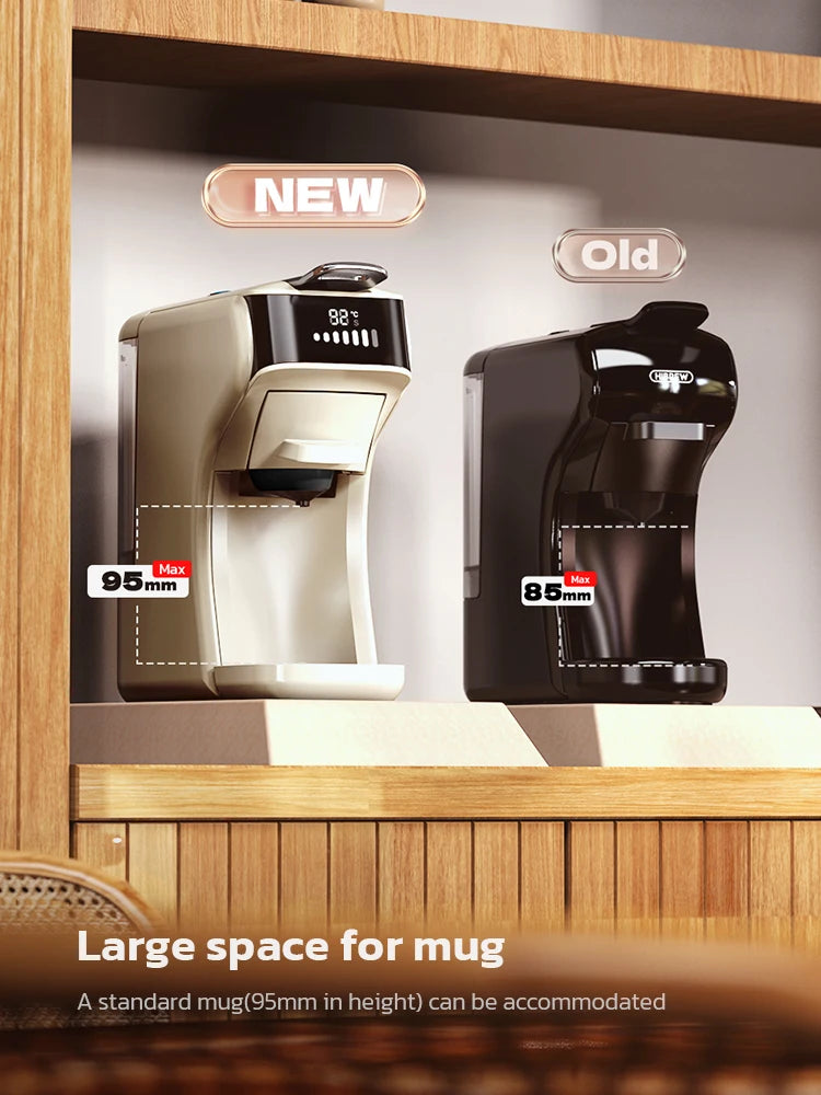 6in1 Capsule Coffee Machine Hot/Cold Multiple Espresso  Cappuccino Coffee Maker