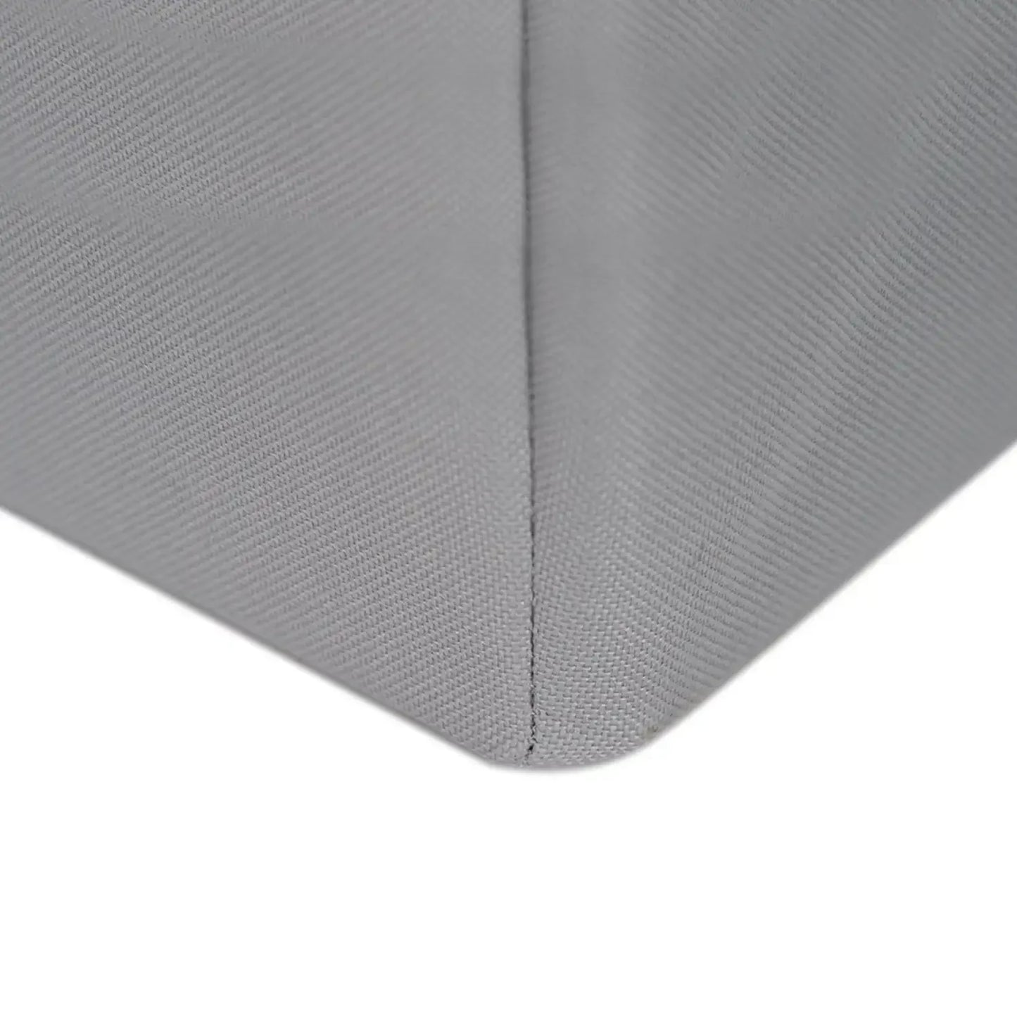 Rectangular Polyester Laundry Basket Hamper Sortor with Removable Liner for Adult, Gray