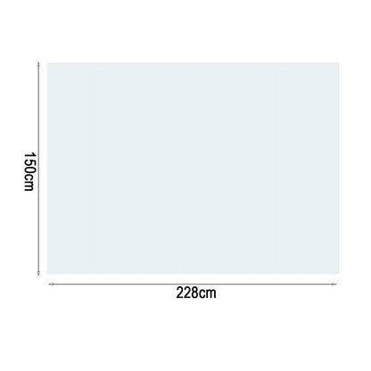 Clear Vinyl Tablecloth Protector Waterproof Oil-Proof  Sheet Table Cover 150x228