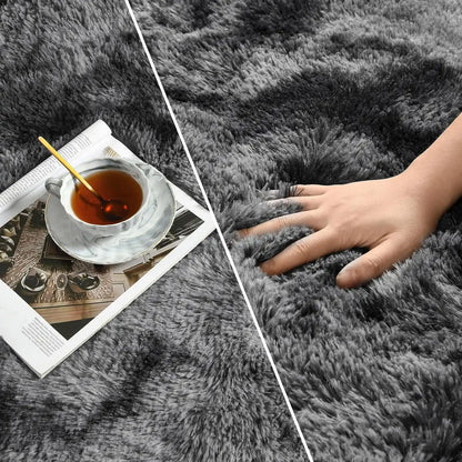 Super Soft Plush Tie Dye Velvet  For Living Room Bedroom Kids Room