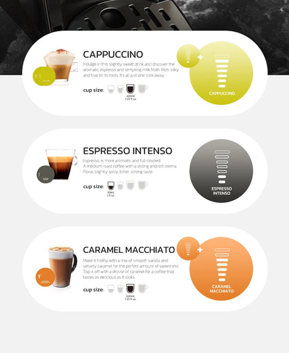 6in1 Capsule Coffee Machine Hot/Cold Multiple Espresso  Cappuccino Coffee Maker