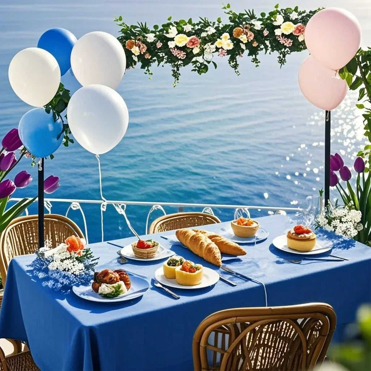 1/5 Pcs Multi Solid Color Disposable Plastic Tablecloth 137×183cm