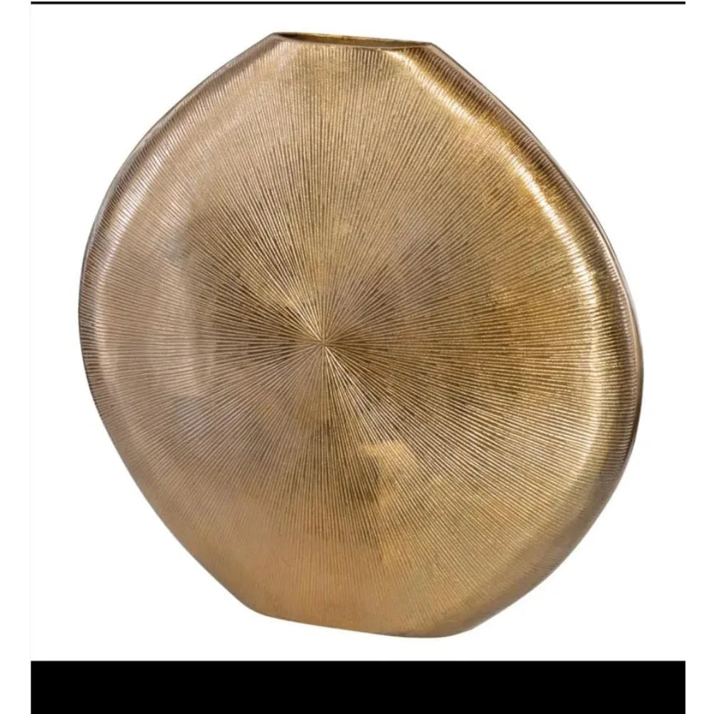 Modern Gold Metal Vase