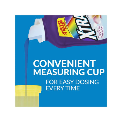 100.8 fl oz Tropical Passion Laundry Detergent, for 84 Loads, HE Compatible with Fresh Scent & Effective Cleaning