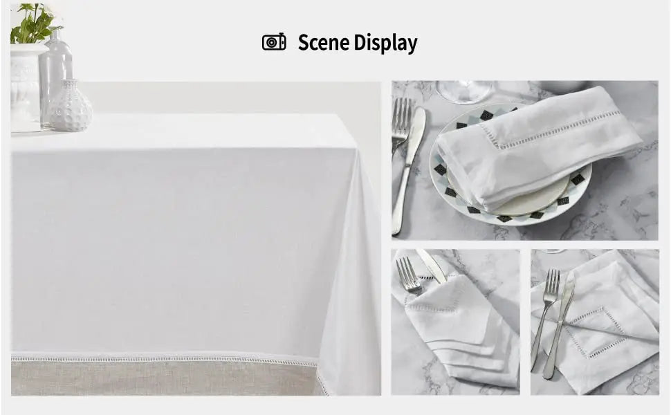 4PCS 100% Linen serving Napkins Reusable Washable wedding decoration Birthday party Table napkin 18 x 18 inch