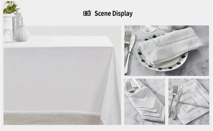 4PCS 100% Linen serving Napkins Reusable Washable wedding decoration Birthday party Table napkin 18 x 18 inch