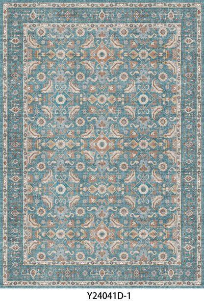 7/10/12ft Large Living Room Carpet Light Luxury High-end Persian Bedroom Bedside Rug