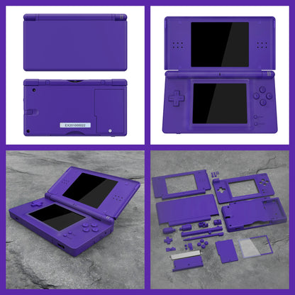 eXtremeRate Replacement Full Housing Shell for Nintendo DS Lite, Case Cover with Buttons, Screen Lens for NDSL - Single Series