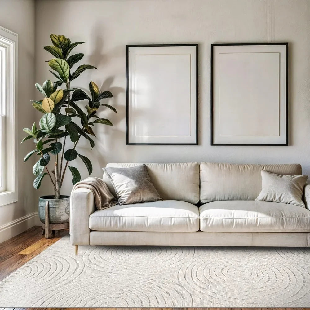 Geometric Modern  Circular Indoor Rugs