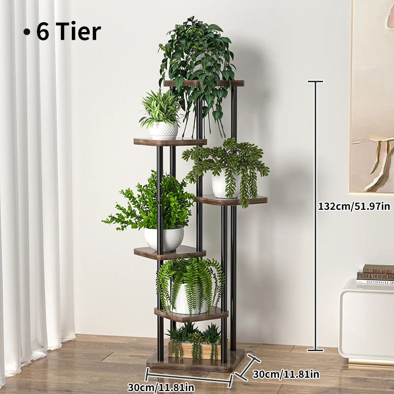 Plant Stand and Flower Stand Storage Shelf 4/5/6 Tier Flower Shelf Planter Rack