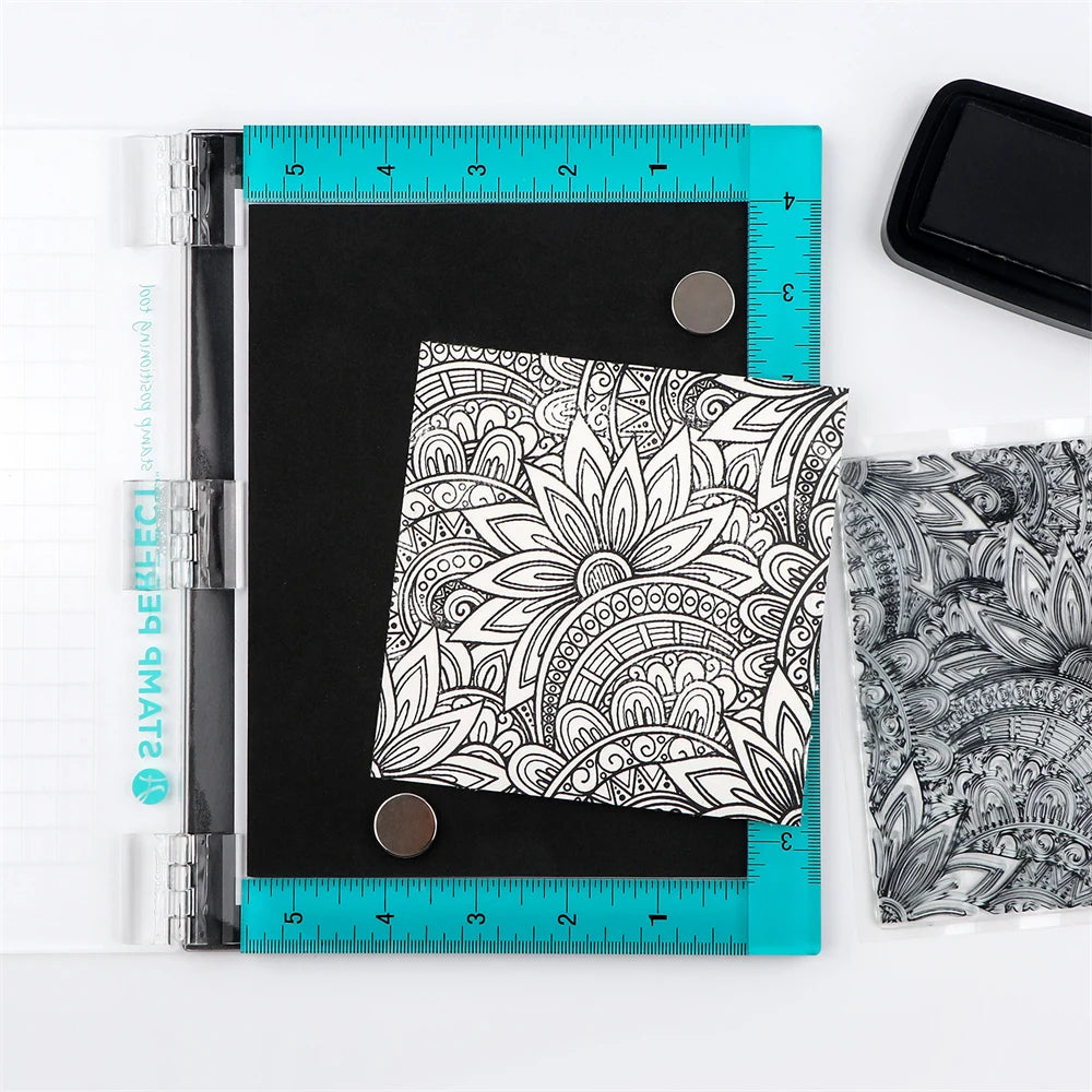 Stamp Positioning Tool Stamp Positioner  For DIY Scrapbooking Album Card Making