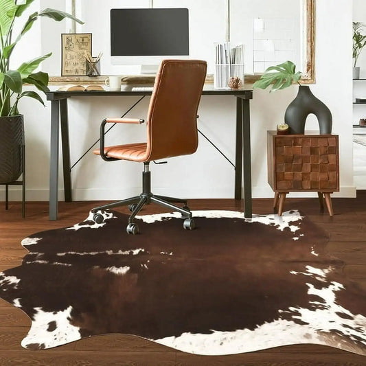 Animal Print Rug faux fur cowhide