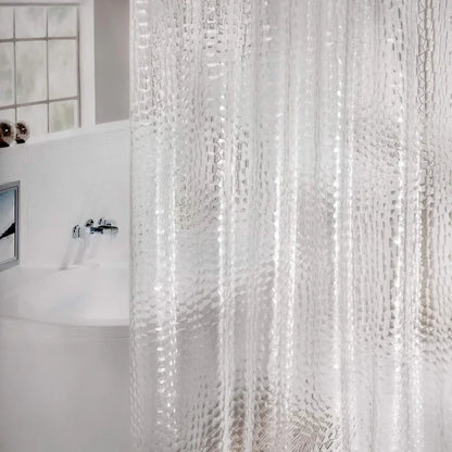 Thick  Water Cube Shower Curtain Waterproof Transparent Lining Bathtub Bathing Cover Bathroom Bath Curtains Liner