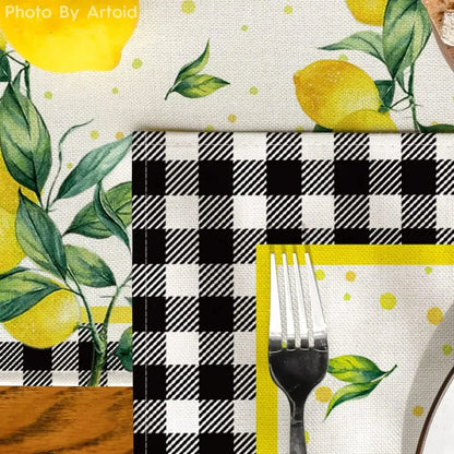 Lemon Summer Placemats 12 X 18 Inch