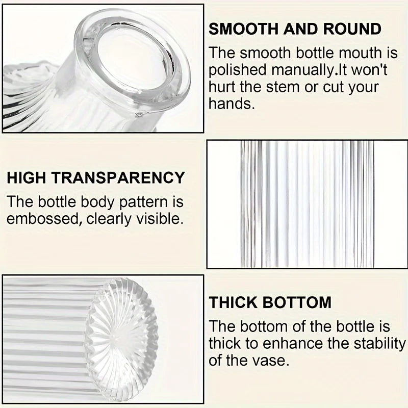 30Pcs Small Vintage Vase Set