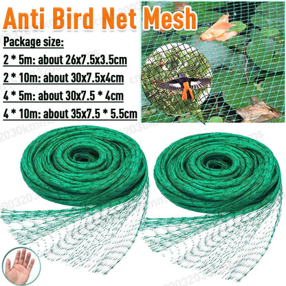 Green Anti Bird Netting Pond Pool Protection Net Mesh Garden Plant Fruit Vegetables Flower Traps Netting Protect Pest Control