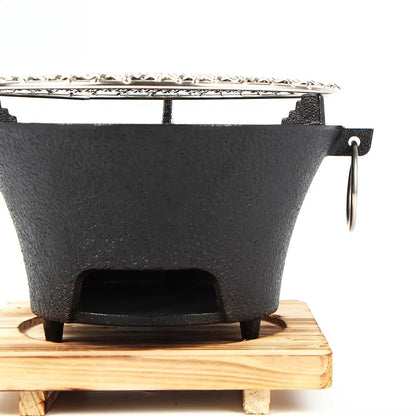 Cast iron oven, fireplace, charcoal and alcohol stove, Korean Japanese style barbecue, family garden, outdoor camping
