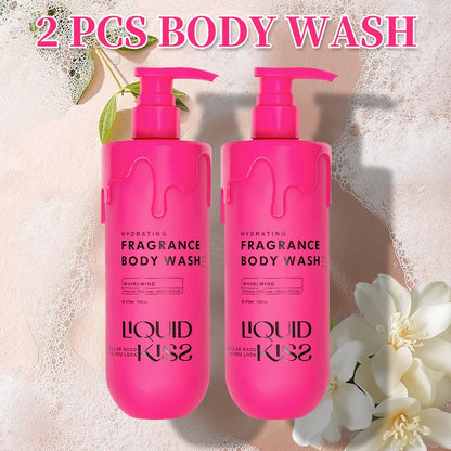 Body Wash for Women Oat Extract Moisturizing Shower Deep Moisture WHIRLWIND Fragrance Body Bath Shower Gel