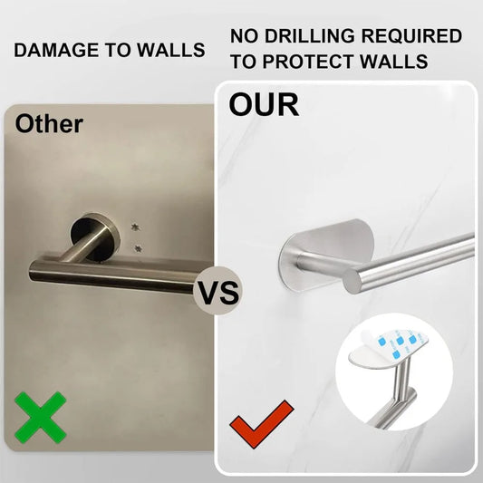Self Adhesive Bathroom Towel Bar