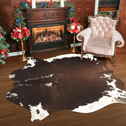 Animal Print Rug faux fur cowhide