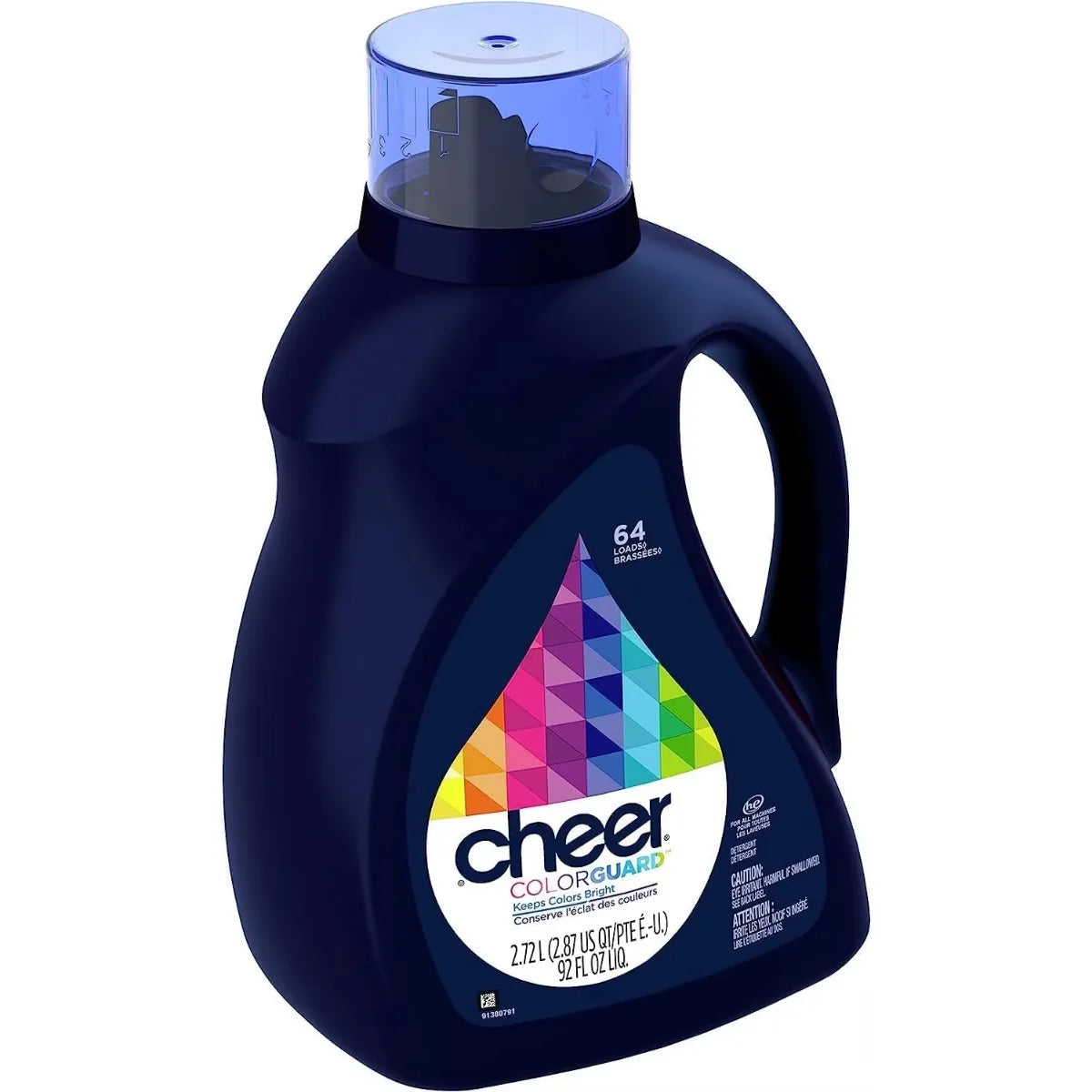 Liquid Laundry Detergent 64 Loads 92oz - Concentrated Fresh Scent, All-Temp Clean