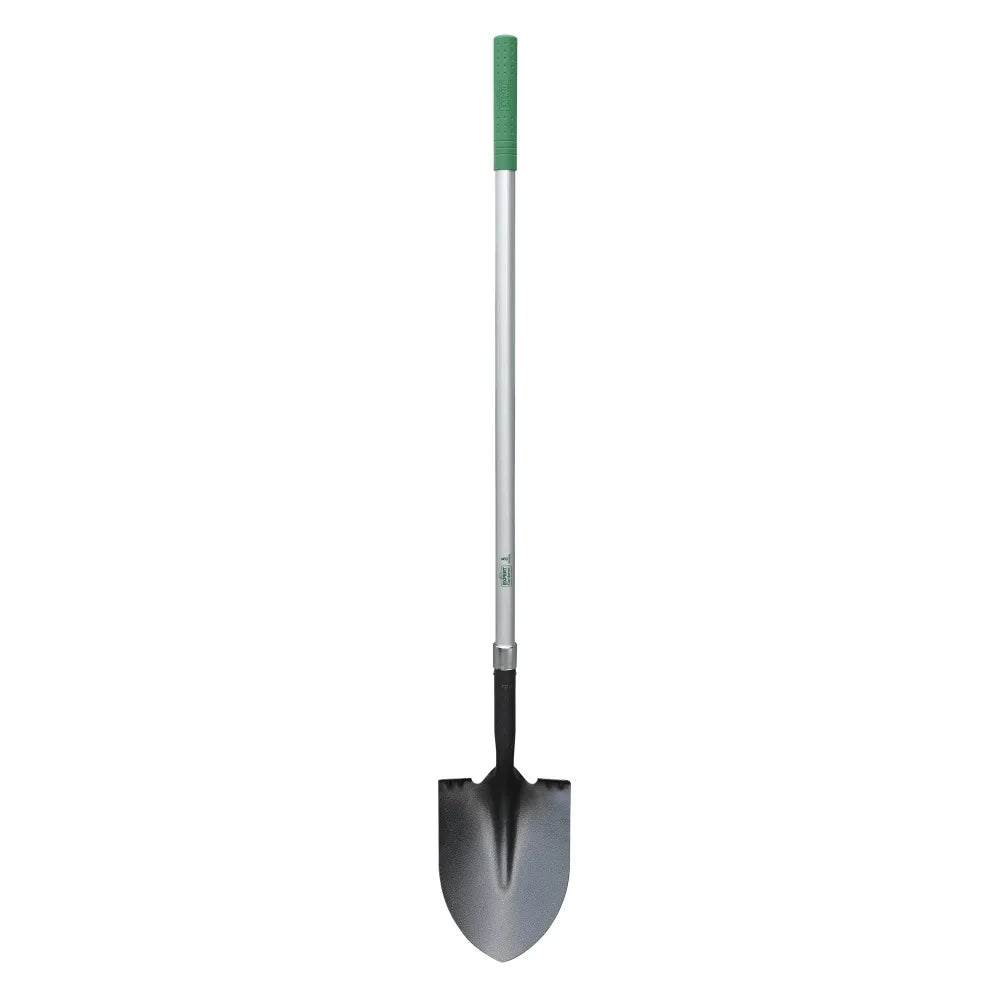 Gardener's Fiberglass Long Handled Digging Shovel with Comfort End Grip