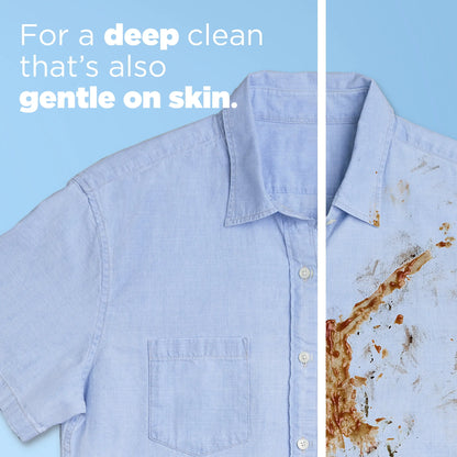 34 fl oz Free & Gentle Laundry Detergent, Hypoallergenic for 25 Loads, Dye & Perfume Free, Sensitive Skin Safe