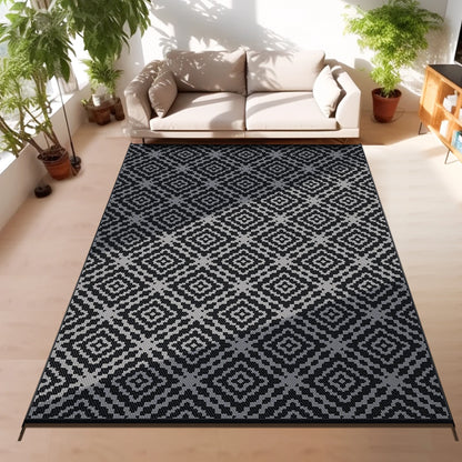 Indoor Outdoor Waterproof Patio  Area Rug