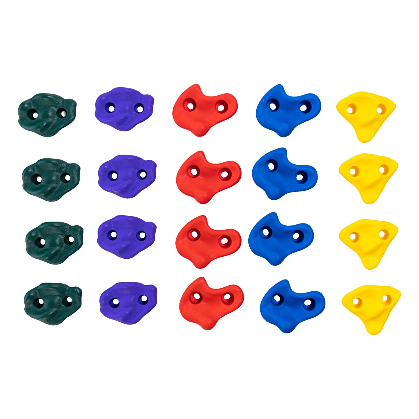 VEVOR 12/20PCs Ninja Tree Climbing KitTree Climbing Holds and 6 Ratchet Straps Large Climbing Rocks for Kids and Adults Climber