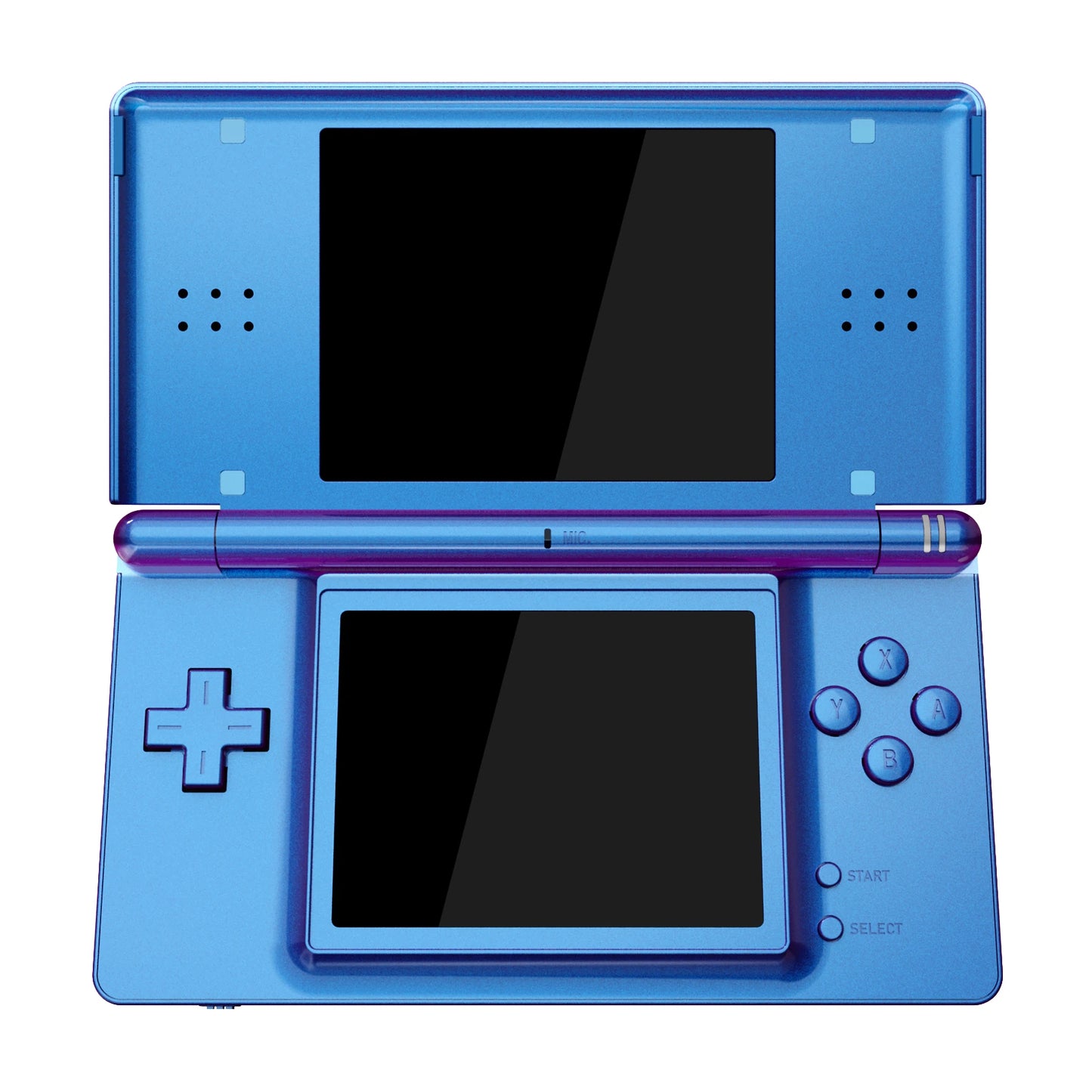 eXtremeRate Replacement Full Housing Shell for Nintendo DS Lite, Case Cover with Buttons, Screen Lens for NDSL - Single Series
