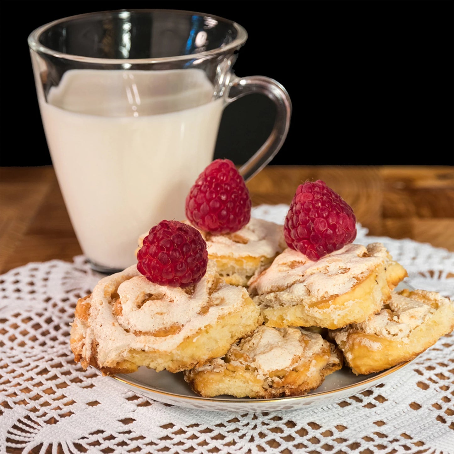 2Pcs Retro French Crochet Doilies