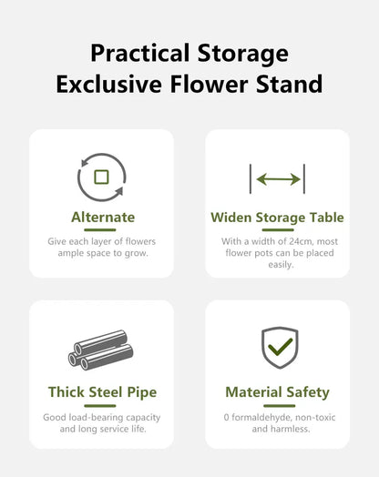 Plant Stand and Flower Stand Storage Shelf 4/5/6 Tier Flower Shelf Planter Rack