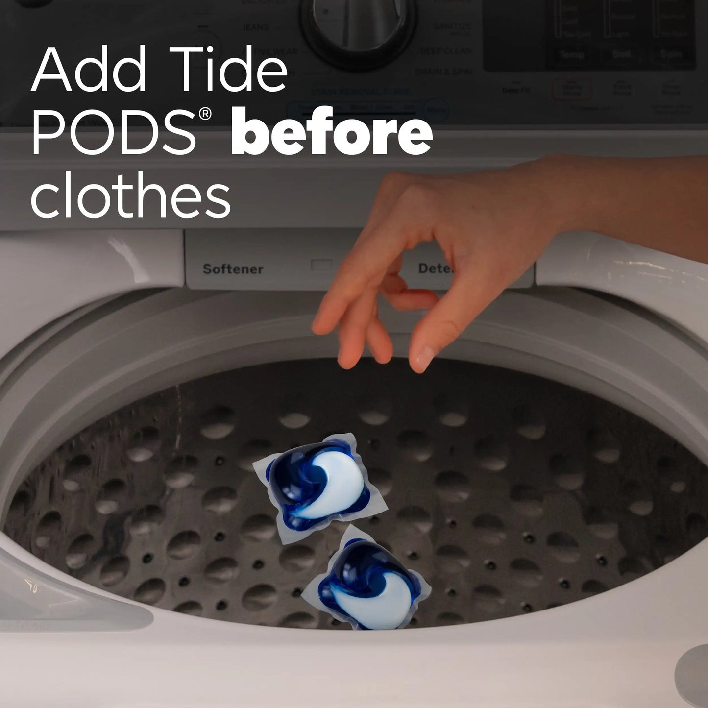 16-Count PODS Liquid Laundry Detergent Pacs, Original Scent, Pre-Measured Pacs for Convenient & Effective Cleaning