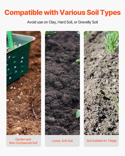 Post Hole Digger Heavy Duty Post Hole Digger Manual Hole Digger with Scale Markings Post Hole Digger for Digging Gardening