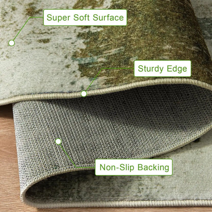 Vintage Area Rugs , Machine Washable