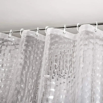 Thick  Water Cube Shower Curtain Waterproof Transparent Lining Bathtub Bathing Cover Bathroom Bath Curtains Liner