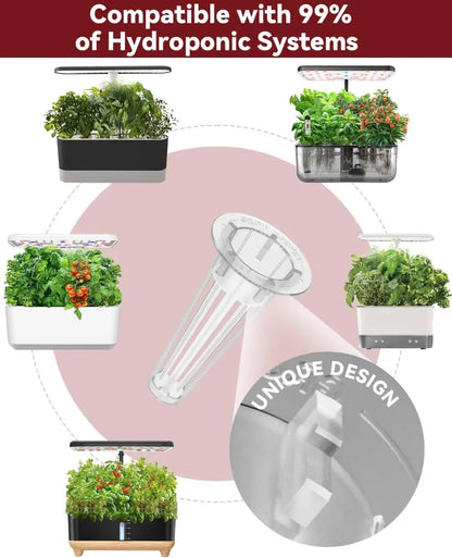 Hot Pepper Seed Pod Kit for Aerogarden, Ahopegarden (24 Pods) – Non-GMO Jalapeno Peppers and Cayenne Chili Peppers, 50+ Seeds pe