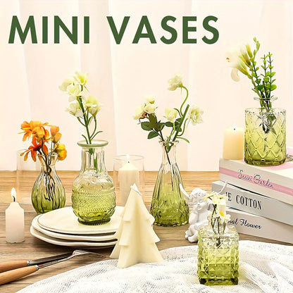30Pcs Small Vintage Vase Set