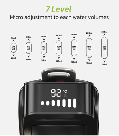 6in1 Capsule Coffee Machine Hot/Cold Multiple Espresso  Cappuccino Coffee Maker