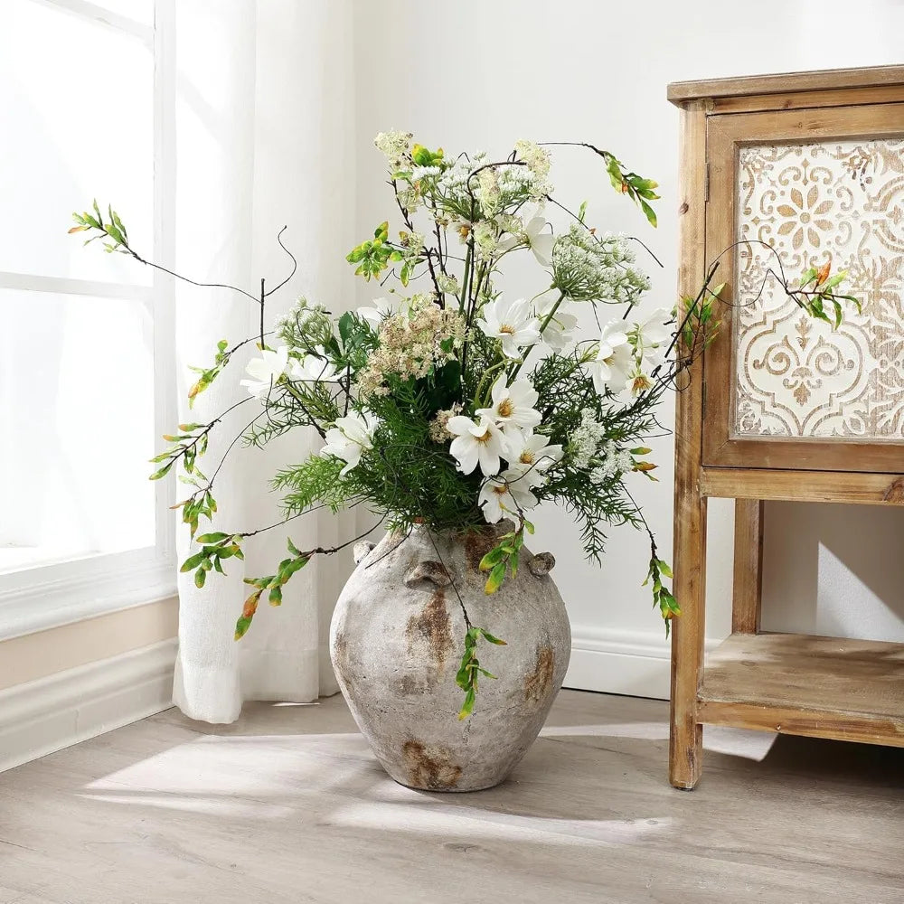 Ceramic Flower Vase12'' Terracotta