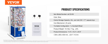 25inch Gumball Machine for Kids