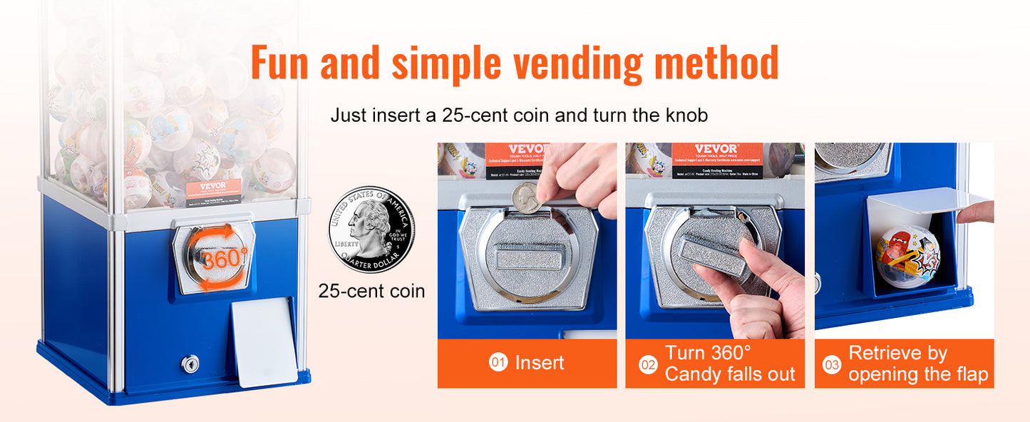 25inch Gumball Machine for Kids