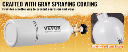 5 Lbs CO2 Tank Aluminum Gas Cylinder