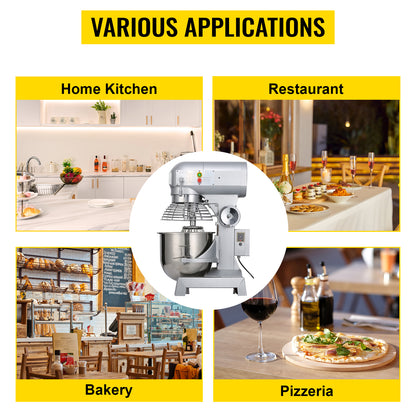 10 15 20 30L Electric Dough Machine Stainless Steel